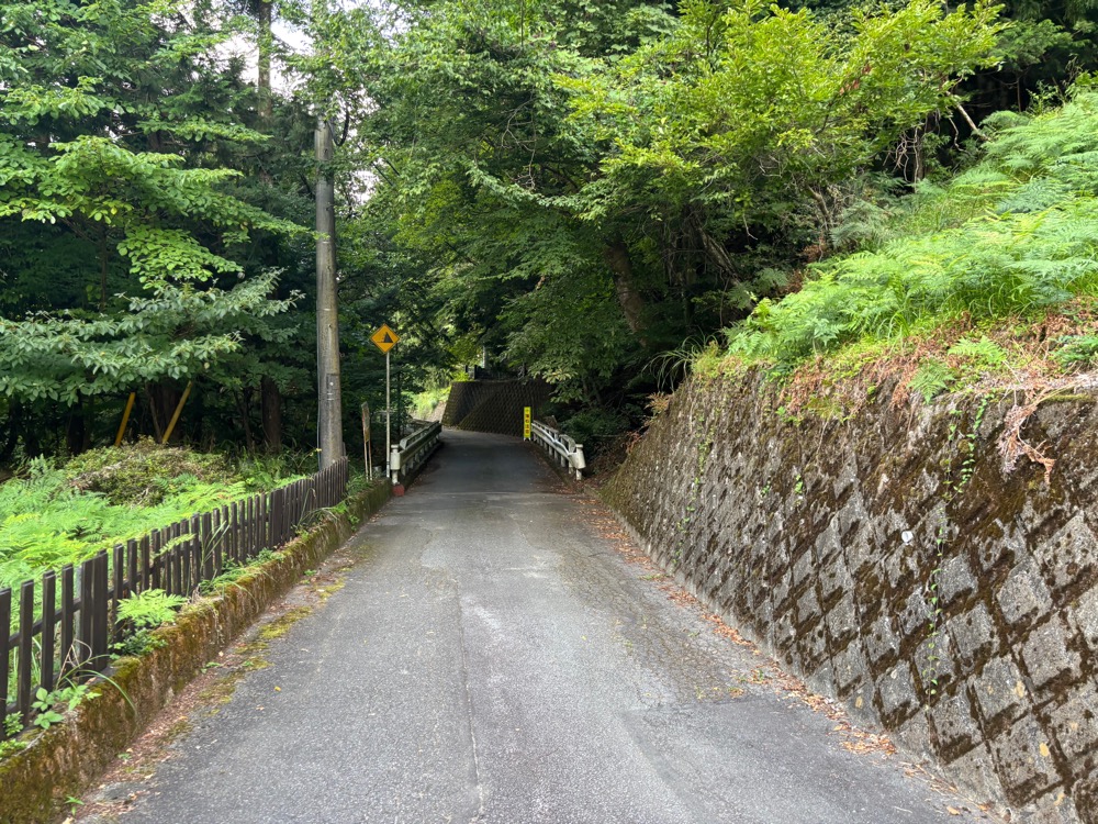 一之釜入口のそばの橋