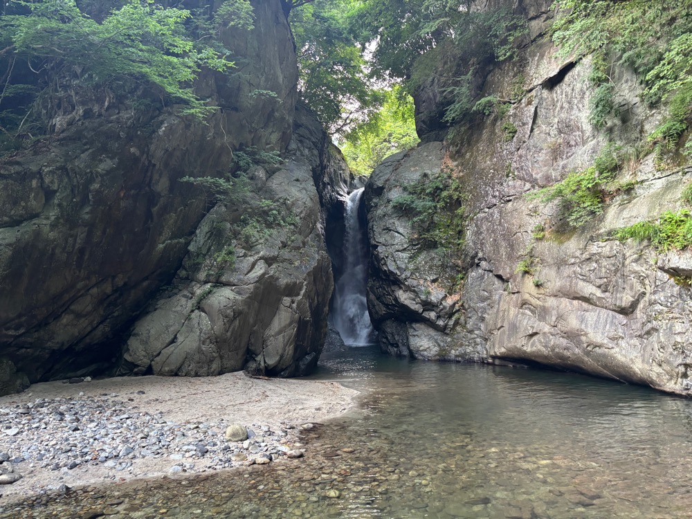 一之釜の男滝